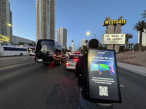 Las Vegas pedicab advertising